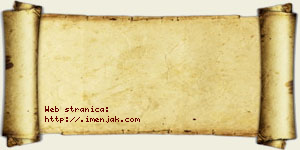 Večerinka Širola vizit kartica